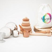 Load image into Gallery viewer, Wooden Stacker - Navy Baby