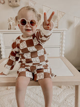 Load image into Gallery viewer, 2pc Crew and Shorts Set - Peace