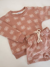 Load image into Gallery viewer, 2pc Crew and Shorts Set - Sunrays