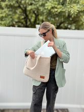 Load image into Gallery viewer, Māmā Teddy Tote Bag - Vanilla