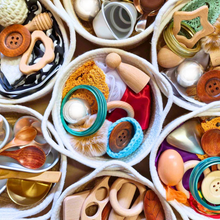 Load image into Gallery viewer, 10pc Sensory Play Set - Navy Baby