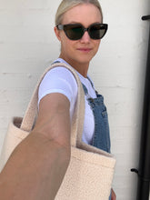 Load image into Gallery viewer, Māmā Teddy Tote Bag - Vanilla