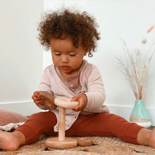 Load image into Gallery viewer, Wooden Stacker - Navy Baby