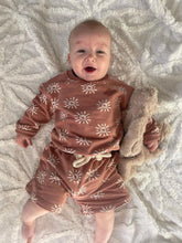 Load image into Gallery viewer, 2pc Crew and Shorts Set - Sunrays