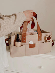 XL Nappy Caddy - Beige (Delayed Shipment - coming soon)