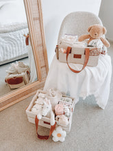 Load image into Gallery viewer, Vanilla Teddy Nappy Caddy - XL
