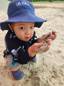 Wide Brim Bucket Hat - Size S (48-50cm)