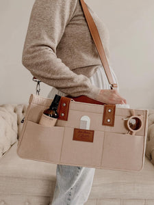 XL Nappy Caddy - Beige (Delayed Shipment - coming soon)