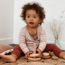 Load image into Gallery viewer, Wooden Stacker - Navy Baby
