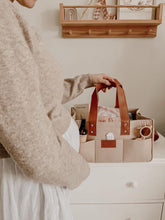 Load image into Gallery viewer, Broken Shoulder Strap **SECONDS** XL Nappy Caddy - Beige
