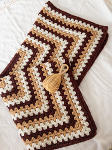Crochet Blanket - Winter Tones