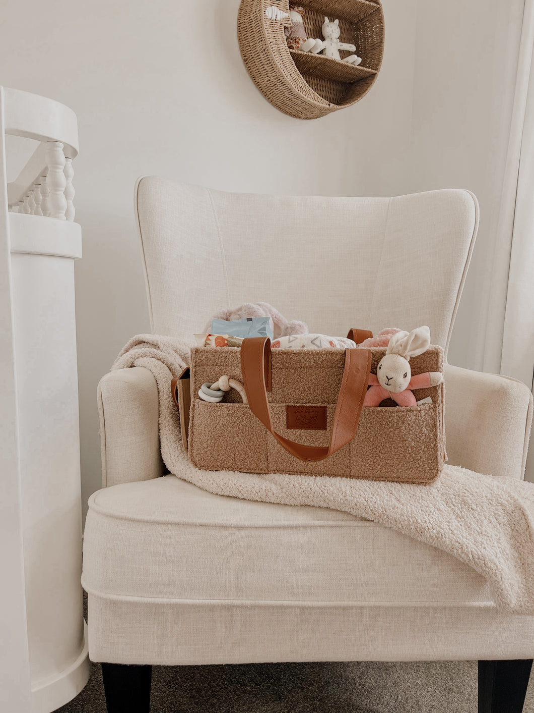 Biscuit Teddy Nappy Caddy - XL