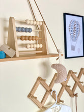 Load image into Gallery viewer, Wooden Abacus - Grey / Orange Brown
