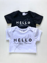 Load image into Gallery viewer, Hello I’m New Here - Baby Announcement Onesies
