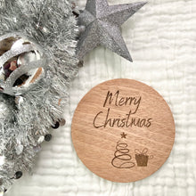 Load image into Gallery viewer, Wooden Christmas Photo Discs

