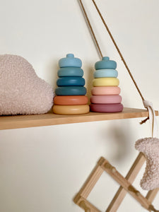Pastel Silicone Stacker