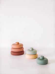 Pastel Silicone Stacker
