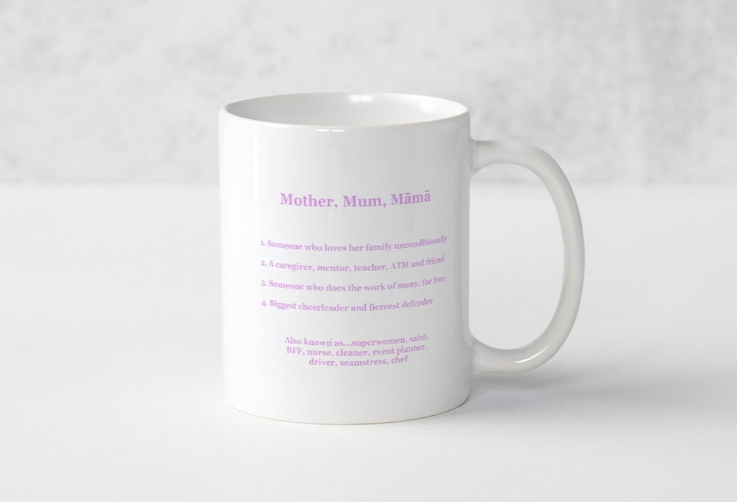 Mother Description Mug